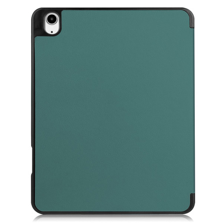 Etui Bizon Case Tab Lizard do iPad Air 13" 2024, ciemnozielone
