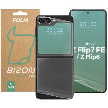 Folia hydrożelowa na tył i przód Bizon Glass Hydrogel Set, Galaxy Z Flip 6