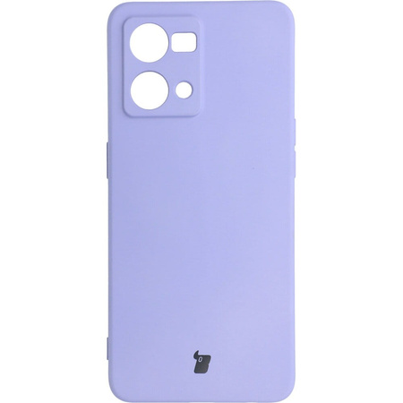 Etui Bizon Case Silicone do OPPO Reno 7 4G, jasnofioletowe