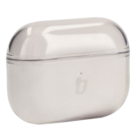 Etui Bizon Case Headphone Clear do Airpods Pro 2, przezroczysto-czarne