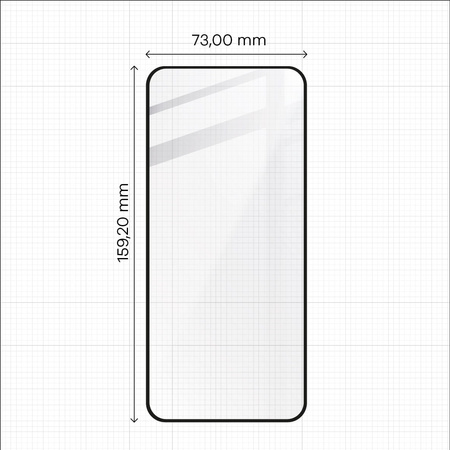 Szkło hartowane Bizon Glass Edge 2 do Nothing Phone 2, czarne