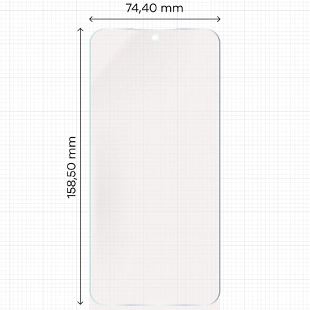 Folia matowa Bizon Glass Film Sun do Galaxy S25 FE, 1 sztuka
