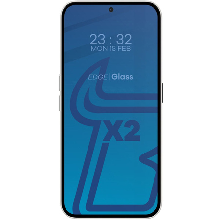 2x Szkło + szybka na aparat BIZON Edge 2 Pack do Nothing Phone (2a)