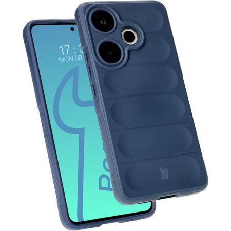 Pancerne etui Bizon Case Tur do Xiaomi Poco F6, granatowe