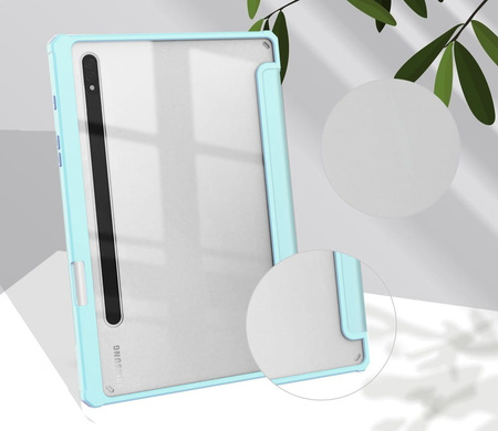 Etui Bizon Case Tab Clear Matt do Samsung Galaxy Tab S8 / S7, błękitne