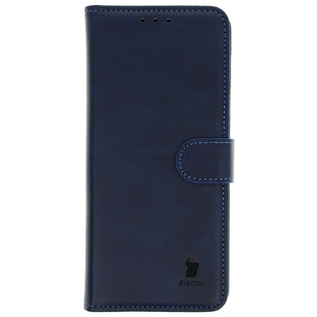 Etui z klapką Bizon Case Pocket do Motorola Edge 50 Ultra, granatowe