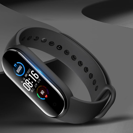 Folia hydrożelowa na ekran Bizon Glass Watch Hydrogel Duo, Xiaomi Mi Band 7, 2 sztuki