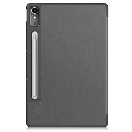 Etui Bizon Case Tab Croc do Lenovo Tab P12 12.7 TB 370, szare