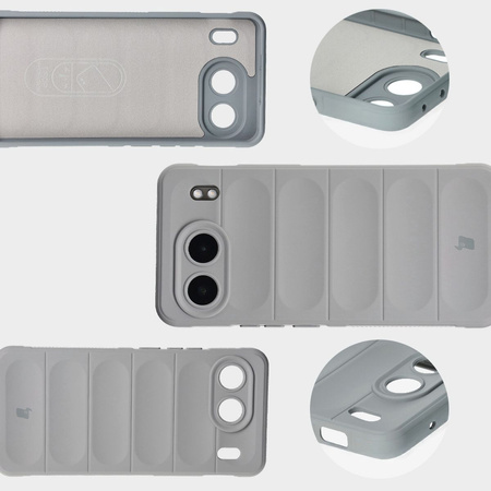 Pancerne etui Bizon Case Tur do OnePlus Nord 4, jasnoszare