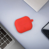 Silikonowe etui z karabińczykiem Bizon Case Headphone Silicone do Galaxy Buds 3/3 Pro, czerwone