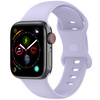 Pasek Bizon Strap Watch Silicone S do Apple Watch 44/45/49 mm, jasnofioletowy