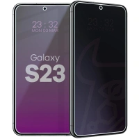 Prywatyzujące szkło hybrydowe Bizon Glass Mule Shadow do Galaxy S23, matowe