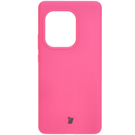 Silikonowe etui Bizon Soft Case do Realme GT 6 / 6T / Neo 6 / Neo 6 SE, neonowo-różowe