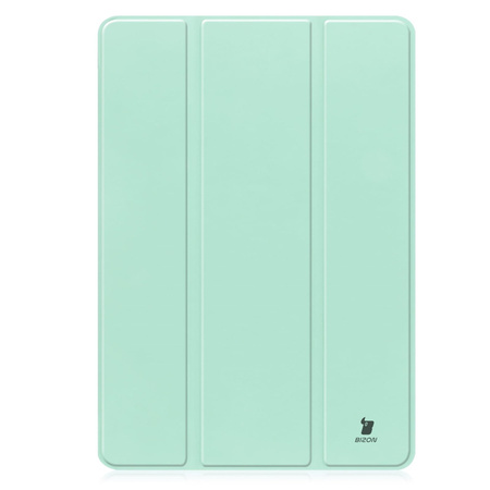 Etui Bizon Case Tab Lizard do Samsung Galaxy Tab S10 Plus / S9 Plus, miętowe