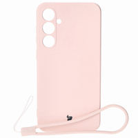 Etui Bizon Case Silicone do Samsung Galaxy S23 FE, jasnoróżowe