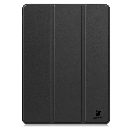 Etui z klapką Bizon Case Tab Croc do OnePlus Pad 2 / Pad Pro, czarne