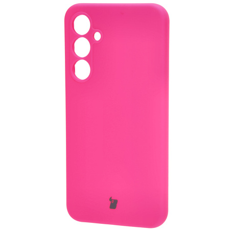 Silikonowe etui Bizon Soft Case do Galaxy A55 5G, neonowo-różowe