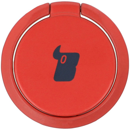 Uchwyt na palec Bizon Accessories Ring Turtle uniwersalny, czerwony