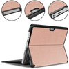Etui Bizon Case Tab Croc do Microsoft Surface Pro 8, różowozłote