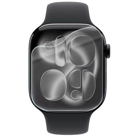Folia hydrożelowa na ekran Bizon Glass Watch Hydrogel do Apple Watch 10 42mm, 2 sztuki