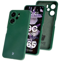 Silikonowe etui Bizon Soft Case do Xiaomi Redmi 13C 4G / Xiaomi Redmi 13C 5G / Xiaomi Poco C65, ciemnozielone