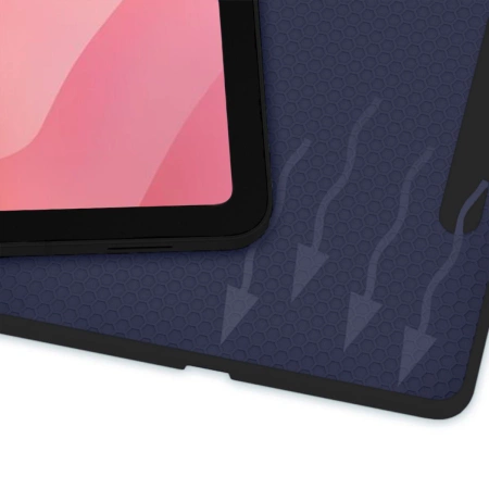 Etui z klapką Bizon Case Tab Lizard do Galaxy Tab S11 Ultra, granatowe