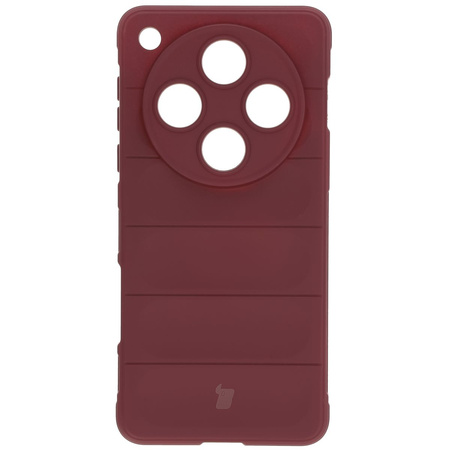 Pancerne etui Bizon Case Tur do Oppo Find X8 Pro, burgundowe