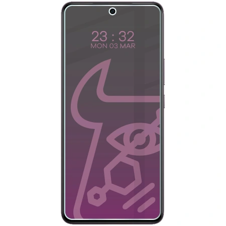 Prywatyzujące szkło hybrydowe Bizon Glass Mule Shadow do Vivo V50 Lite 5G, matowe