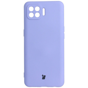 Etui Bizon Case Silicone do Oppo Reno 4 Lite, jasnofioletowe