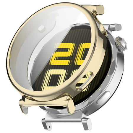 Etui Bizon Case Watch Felipe do Huawei Watch GT 5 41 mm, złote