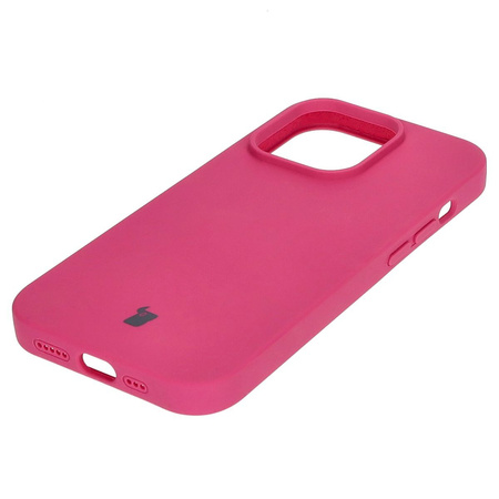 Etui silikonowe do iPhone 14 Pro Bizon Soft Case, fuksja