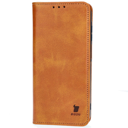 Etui z klapką Bizon Case Pocket Pro do Galaxy A05s, brązowe