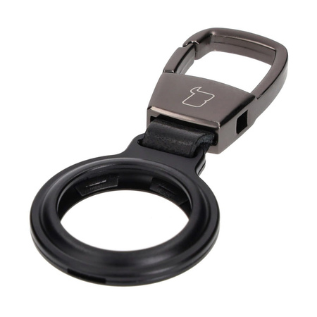 Etui Bizon Case Locator Magnetic do Apple AirTag, czarne