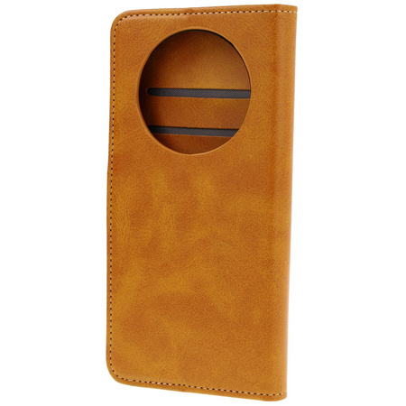 Etui z klapką Bizon Case Pocket do Realme 12+, brązowe