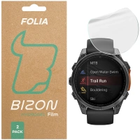 Folia hydrożelowa na ekran Bizon Glass Watch Hydrogel Duo do Garmin Tactix 8 AMOLED 47 mm, 2 sztuki
