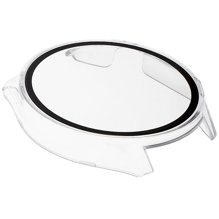 Etui ze szkłem do zegarka Bizon Case+Glass Watch do OnePlus Watch 3 / Oppo Watch X2, przezroczyste