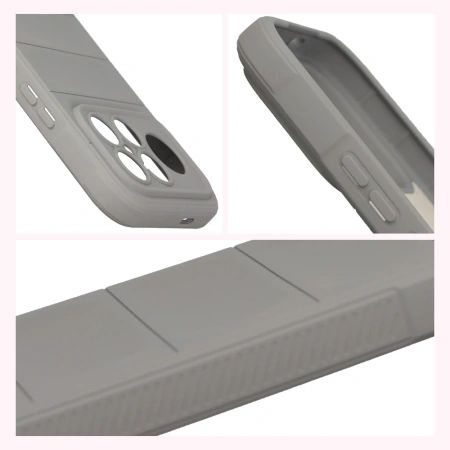 Pancerne etui Bizon Case Tur do Xiaomi POCO F8 Ultra, jasnoszare