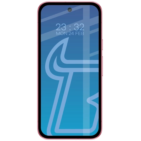 Szkło hartowane Bizon Glass Edge Duo do Google Pixel 9a, czarna ramka, 2 sztuki