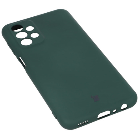 Etui Bizon Case Silicone do Samsung Galaxy A23 5G / 4G, ciemnozielone