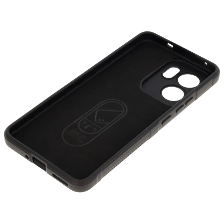 Pancerne etui Bizon Case Tur do Oppo Reno13 F, czarne