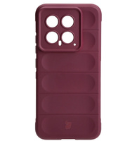 Pancerne etui Bizon Case Tur do Xiaomi 14, burgundowe