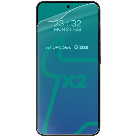Folia hydrożelowa na ekran Bizon Glass Hydrogel Front Duo do Galaxy S23 Plus, 2 sztuki