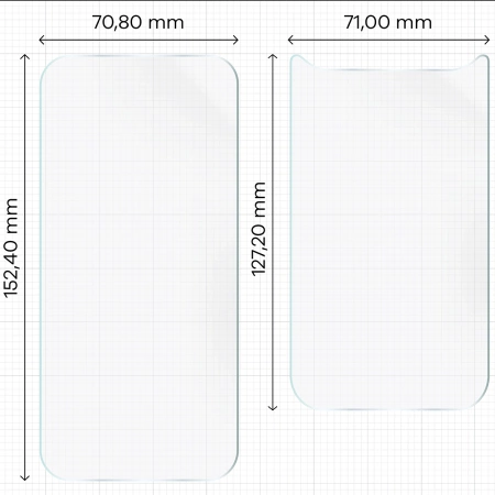 Folia hydrożelowa na tył i przód Bizon Glass Hydrogel Pack do iPhone Air