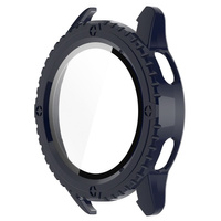 Etui Bizon Case+Glass Watch do Xiaomi Watch S3 47 mm, niebieskie