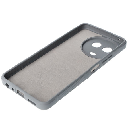 Pancerne etui Bizon Case Tur do Realme 11 5G, jasnoszare