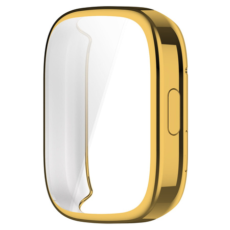 Etui Bizon Case Watch Felipe do Xiaomi Redmi Watch 3, złote