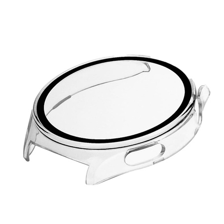 Etui Bizon Case + Glass Watch do Huawei Watch 4 46 mm, przezroczyste