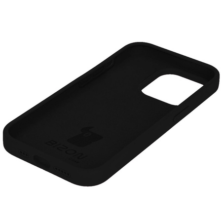 Etui silikonowe do iPhone 15 Pro Bizon Soft Case, czarne