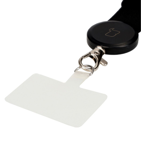 Smyczka do telefonu Bizon Accessories Leash Dragonfly, czarna