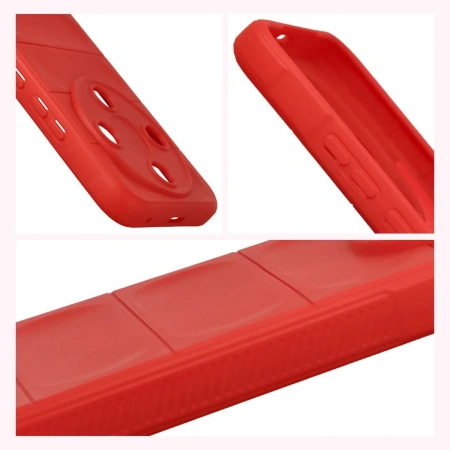 Pancerne etui Bizon Case Tur do Honor Magic8 Lite, czerwone